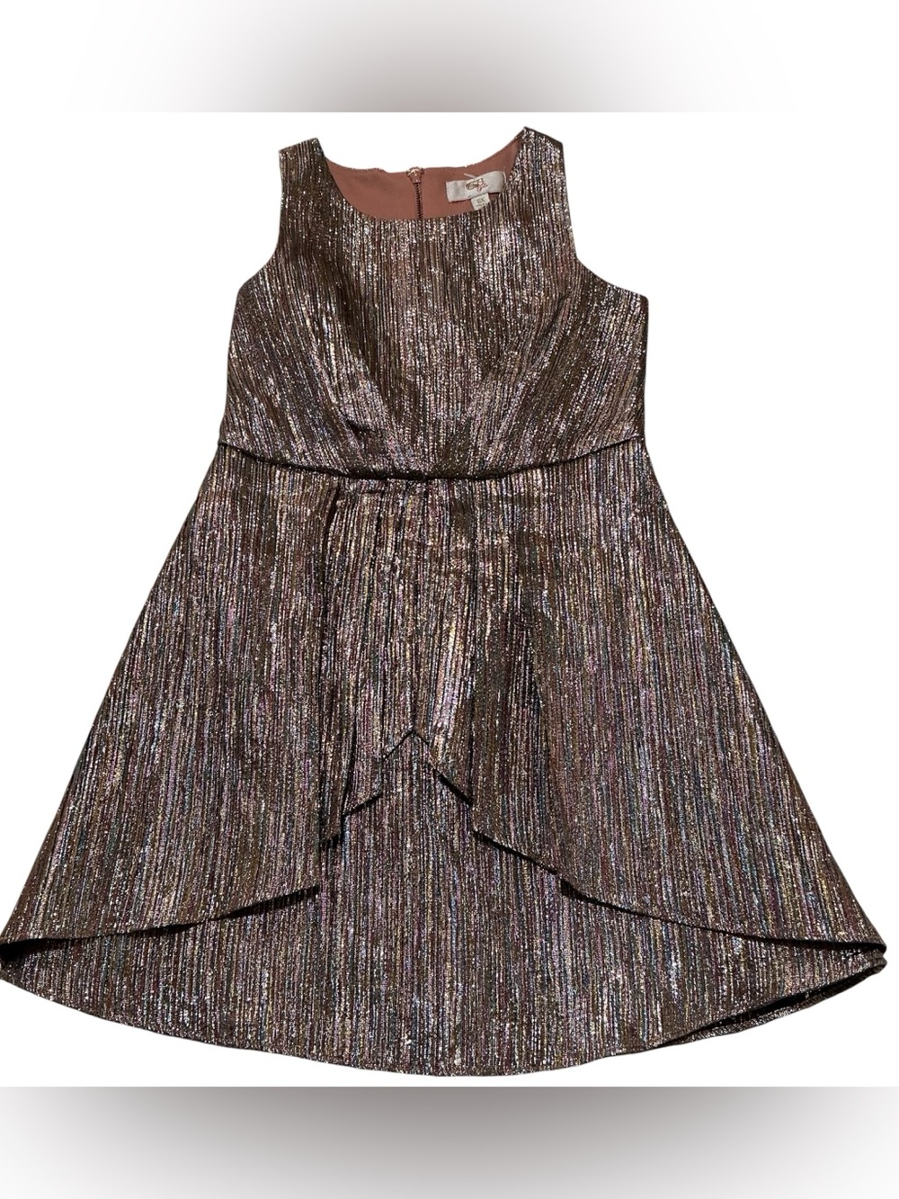 GB girls Metallic Party Dress with Shimmer size 6X